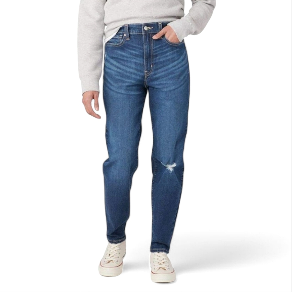 Levis Signature Mom Jeans Stretch Ankle Cropped Women's 30 Jrs 11
